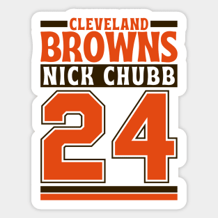 Cleveland Browns Chubb 24 Edition 3 Sticker